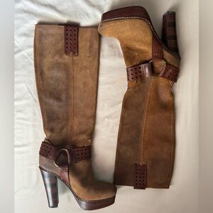 Frye Harmony Tall Harness Heeled Boots